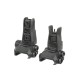 Polymer Pro Backup Sight Set - Black [D-DAY]